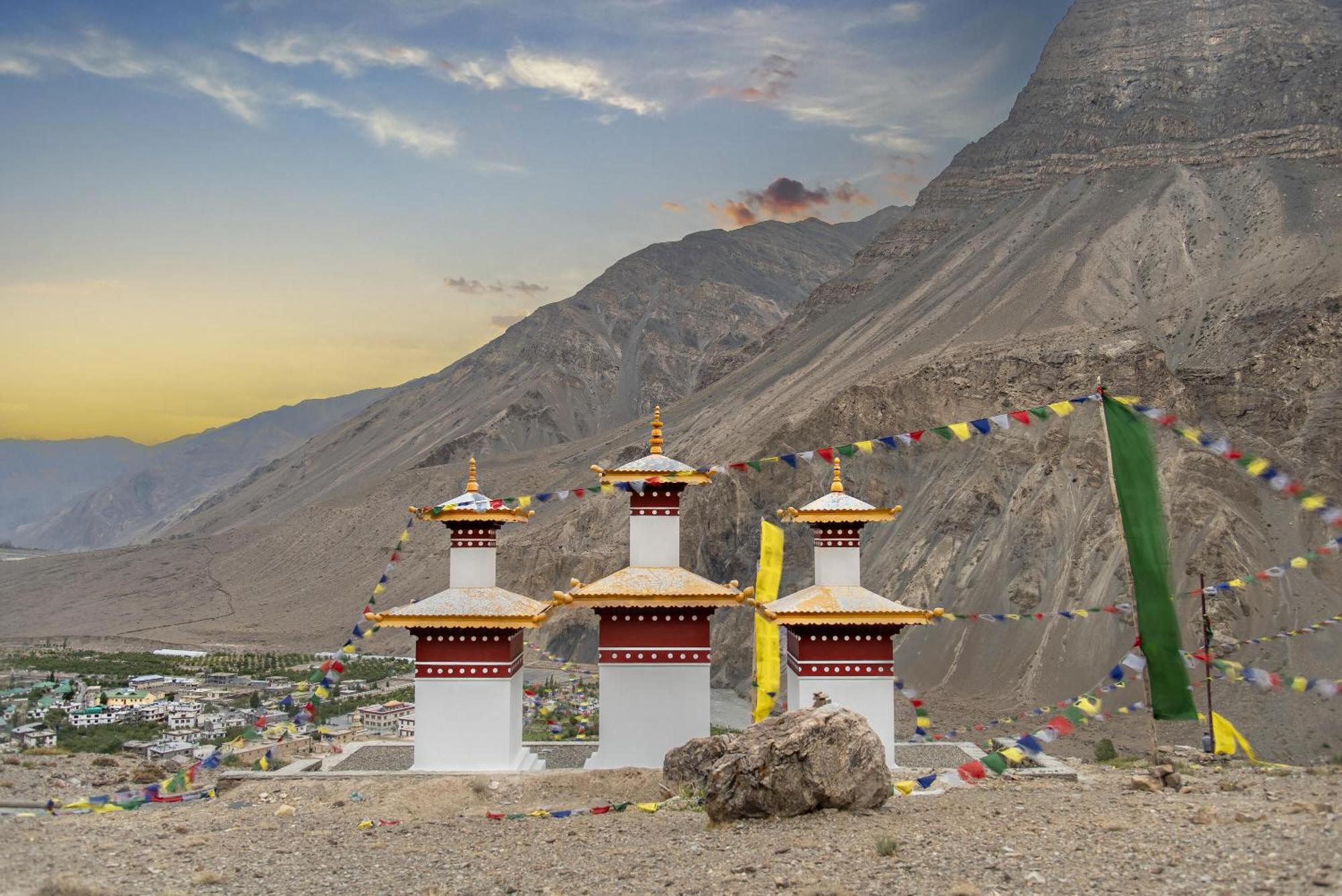 Echor Mud Huts Tabo, Spiti Valley กาซา ภายนอก รูปภาพ